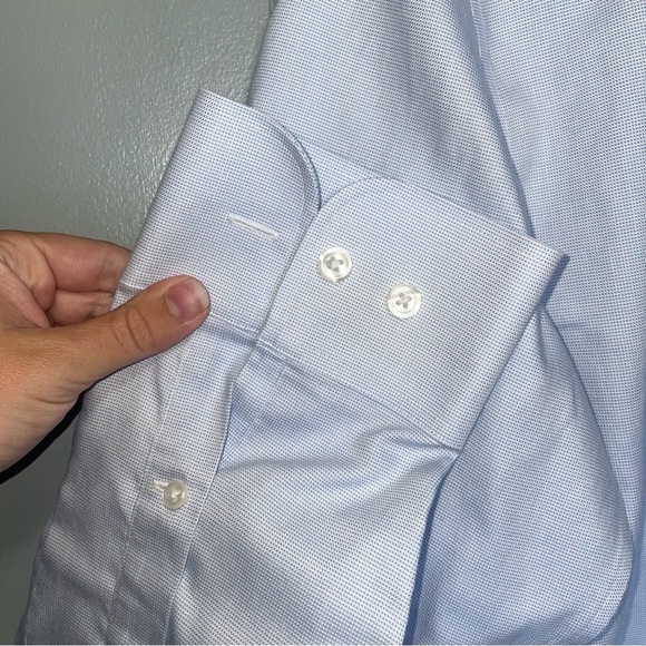 Bonobos Wrinkle Free Slim Fit Button Down 16 33 Light Blue - Picture 4 of 7